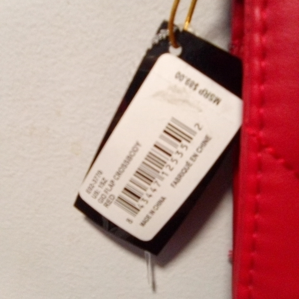 BEBE crossbody red NWT purse. - Picture 4 of 7
